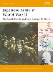 Japanese army in World War II : the South Pacific and New Guinea, 1942-43