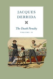Cover of: The Death Penalty, Volume II by Jacques Derrida