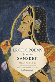 Erotic Poems from the Sanskrit by R. Parthasarathy