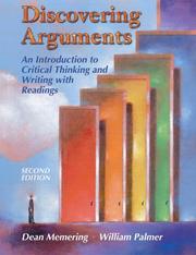 Cover of: Discovering arguments: an introduction to critical thinking and writing, with readings