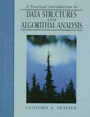 Cover of: Practical Introduction to Data Structures and Algorithm Analysis, A (C++ Edition)