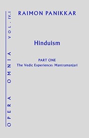 Cover of: Hinduism: The Vedic Experience. Mantramanjari