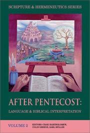 After Pentecost : language and biblical interpretation