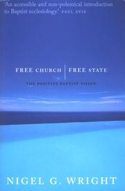Free church, free state : the positive Baptist vision