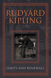 Limits and renewals by Rudyard Kipling