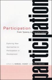 Participation: from tyranny to transformation? : exploring new approaches to participation in development