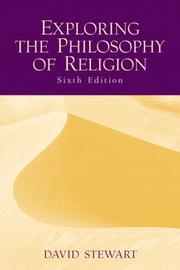 Cover of: Exploring the Philosophy of Religion (6th Edition)