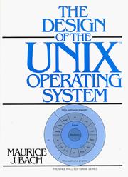 Cover of: The design of the UNIX operating system