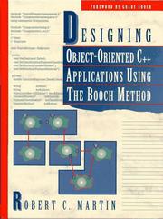 Cover of: Designing object-oriented C++ applications using the Booch method by Martin, Robert C. (Robert Charles)