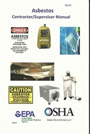 Asbestos Contractor / Supervisor by US Environmental Protection Agency, EPA