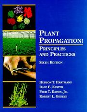 Cover of: Plant Propagation: Principles and Practices (6th Edition)