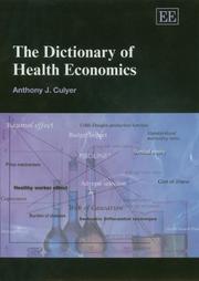 The dictionary of health economics