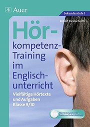 Cover of: Hörkompetenz-Training im Englischunterricht 9-10: Vielfältige Hörtexte und Aufgaben