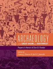 Cover of: Archaeology in the Great Basin and Southwest: Papers in Honor of Don D. Fowler