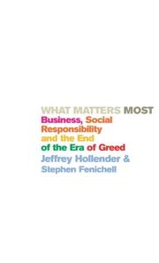 Cover of: What Matters Most