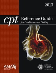 Cover of: CPT Reference Guide for Cardiovascular Coding 2013