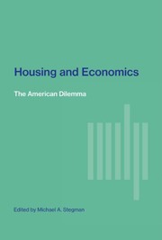 Cover of: Housing and economics: the American dilemma