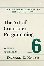 Cover of: The Art of Computer Programming, Volume 4, Fascicle 6: Satisfiability
