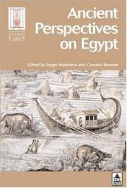 Ancient perspectives on Egypt