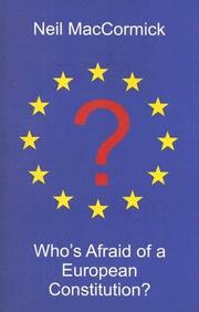 Who's afraid of a European Constitution?