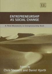 Entrepreneurship as social change : a third movements in entrepreneurship book
