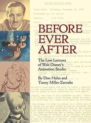 Cover of: Before Ever After: The Lost Lectures of Walt Disney's Animation Studio