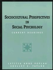Cover of: Sociocultural Perspectives in Social Psychology: Current Readings