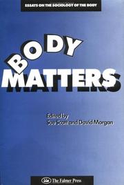 Body matters : essays on the sociology of the body