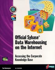 Cover of: Data warehousing on the Internet: accessing the corporate knowledge base
