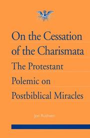 On the cessation of the charismata by Jon Ruthven