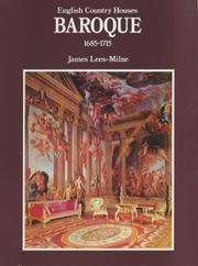 English country houses : Baroque, 1685-1715