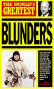 Cover of: The World's Greatest Blunders (World's Greatest) by Sue Blackhall