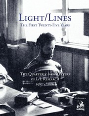 Cover of: Light/Lines - The First Twenty-Five Years