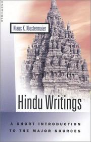 Cover of: Hindu Writings: A Short Introduction to the Major Sources (Oneworld Short Guides)