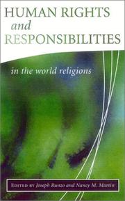 Cover of: Human Rights and Responsibilities in World Religions (Library of Global Ethics & Religion)