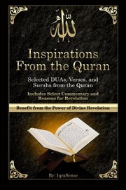 Cover of: Inspirations from the Quran - Selected DUAs, Verses, and Surahs from the Quran by IqraSense