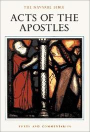 Cover of: The Navarre Bible: Acts of the Apostles (The Navarre Bible: New Testament) by University of Navarre