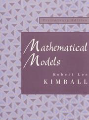 Cover of: Mathematical Models