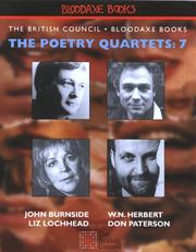 Cover of: The Poetry Quartets 7 by W. N. Herbert, Liz Lochhead, Don Paterson, British Council