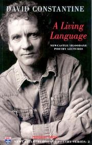 Cover of: A Living Language by David Constantine