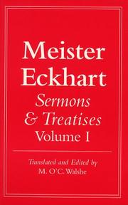Meister Eckhart by Meister Eckhart, M. Walshe