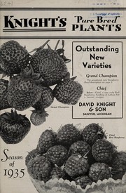 Cover of: Knight's "pure bred" plants, season of 1935