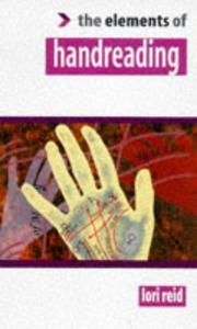 Cover of: The elements of handreading