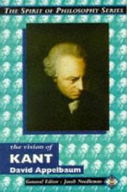 Cover of: The vision of Kant