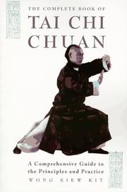 Cover of: The complete book of Tai Chi Chuan: a comprehensive guide to the principles and practice
