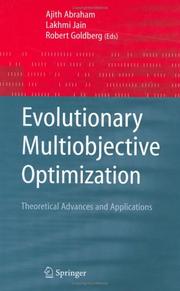 Evolutionary multiobjective optimization : theoretical advances and applications