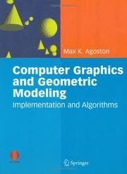 Computer Graphics and Geometric Modelling by Max K. Agoston