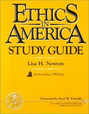Cover of: Ethics in America study guide