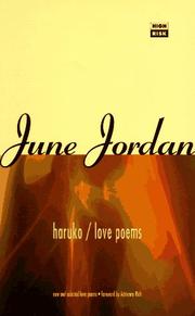 Cover of: Haruko/Love Poems