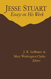Jesse Stuart by J.  R. LeMaster, Mary Washington Clarke